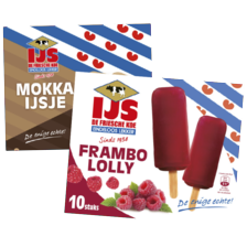 De Friesche Koe frambololly of mokka ijsje